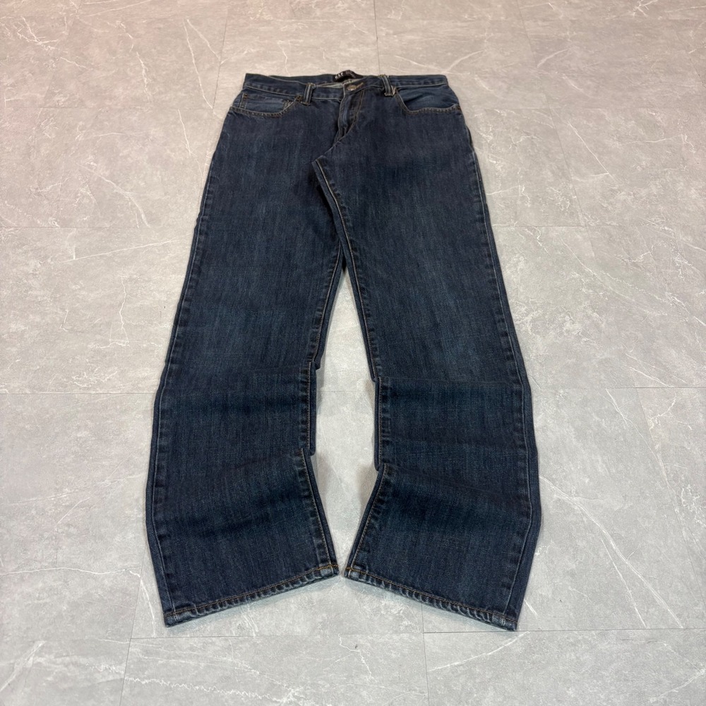 Gap Denim Straight Leg Jeans Mens 30x34 Dark Wash Indigo Blue Gap For Good
